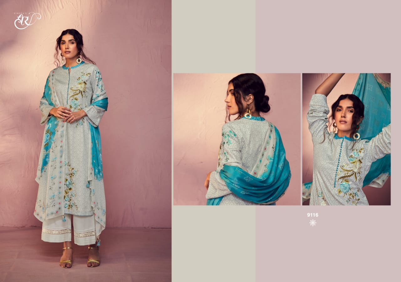 Heer Gara Vol 3 By Kimora Printed Suit Catalog